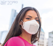 Lade das Bild in den Galerie-Viewer, Medizinische Gesichtsmaske air20PRO white/white (Anti-Brillenbeschlag)