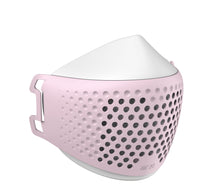 Lade das Bild in den Galerie-Viewer, Medizinische Gesichtsmaske air20PRO white/rosy (Anti-Brillenbeschlag)