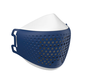 Medizinische Gesichtsmaske air20PRO white/blue sea (Anti-Brillenbeschlag)